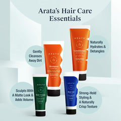 Arata Natural Hair Care Essentials | All-Natural, Vegan & Cruelty-Free 250ml