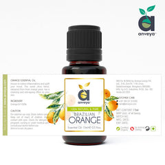 Anveya Orange Essential Oil 15ml