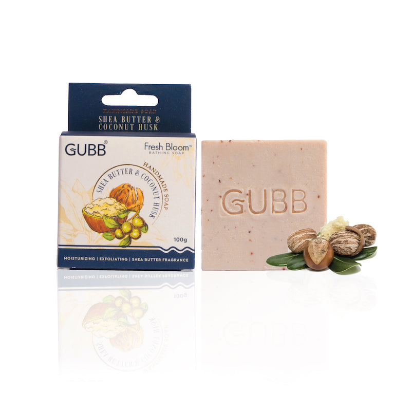 GUBB Fresh Bloom Handmade Bathing Soap With Shea Butter & Coconut Husk 100g