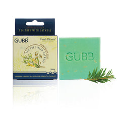GUBB Fresh Bloom Handmade Bathing Soap With Tea Tree & Oatmeal 100g