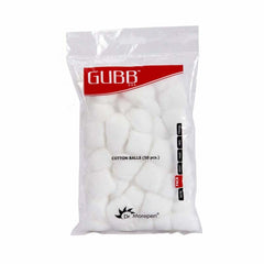 GUBB White Cotton Balls - 50 Pcs