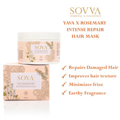 Sovva Yava X Rosemary Intense Repair Hair Mask For All Hair Types 180g