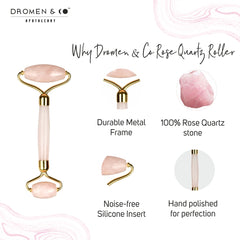 Dromen & Co Rose Quartz Facial Roller