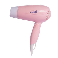 GUBB Foldable 1600 Watts Hair Dryer with Hot and Cool Settings (GB-163) Pink