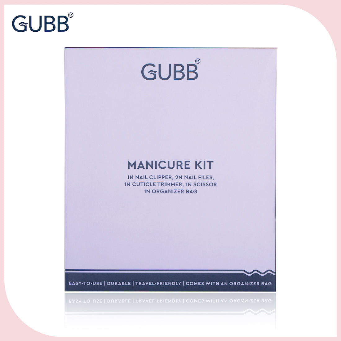 GUBB Manicure Kit with Organizer Bag