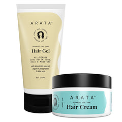 Arata Advanced Curl Care Curly Hair Cream 100g & Advanced Curl Care Curly Hair Gel 150ml