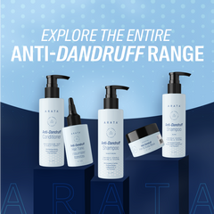 Arata Anti-Dandruff Scalp Recovery Combo For Normal To Oily Hair
