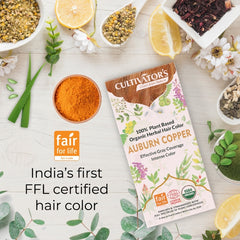 Cultivator's Organic Hair Colour | Without Chemical | Auburn Copper - 100g