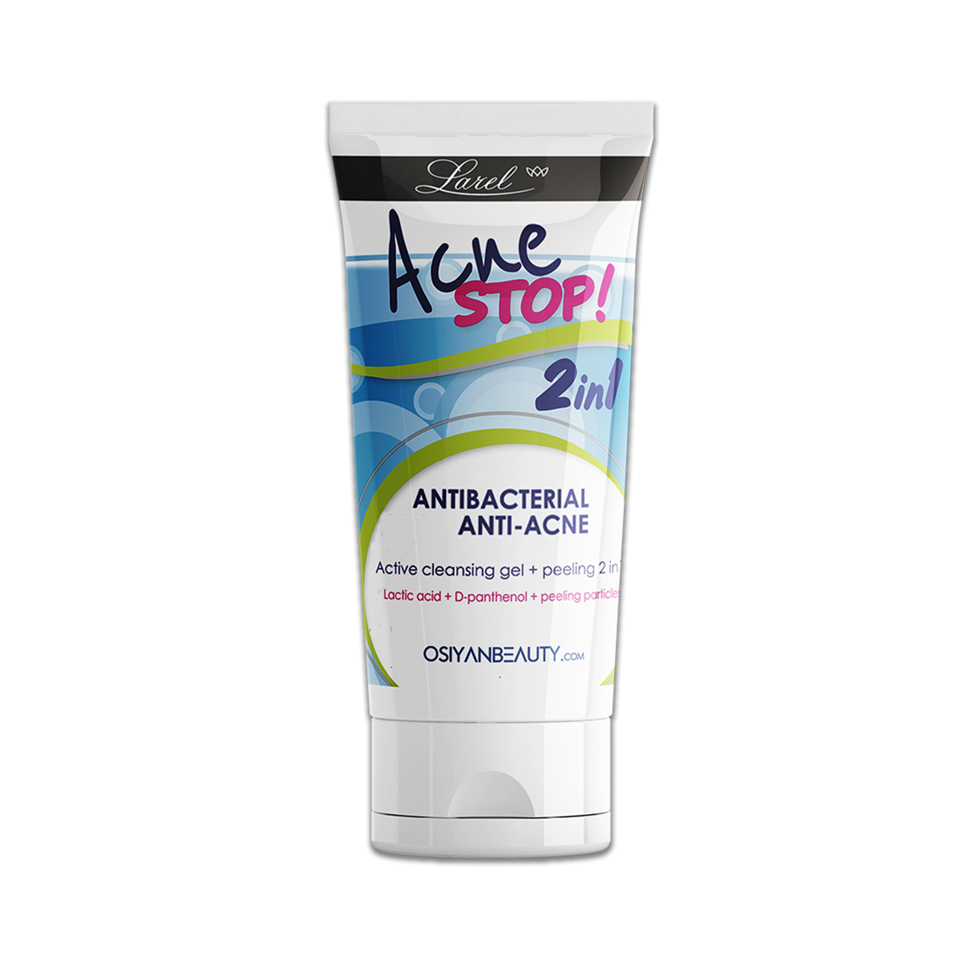 Larel Anti-Acne Active Gel Peeling Washing 2in1 Antibacterial (150 ml)