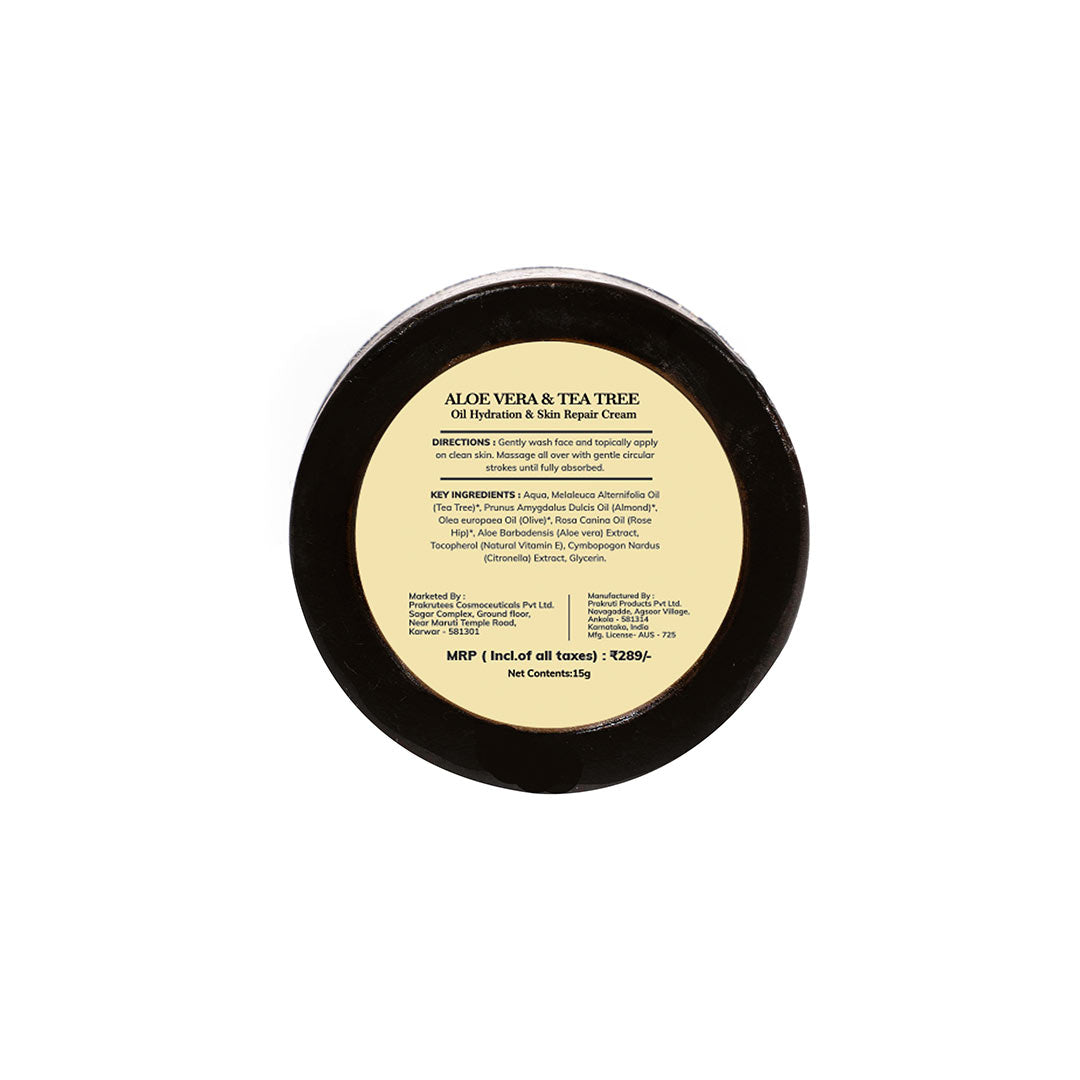Naija Aloe Vera-Tea Tree Oil Mini Cream 15g