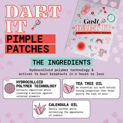 Gush Beauty Dart It- Heart Darts Anti-Acne Hydrocolloid Pimple Patches 0.3g