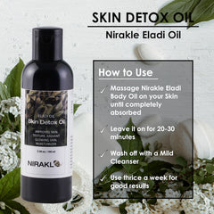 Nirakle Eladi Skin Detox Oil Value Pack | Improves Skin Texture | For Radiant Glowing Skin (Pack of 2, 100ml x 2)