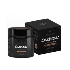 ETSLEY Charcoal Ginseng Clay Mask -Skin Protection & De-Tan 100gm