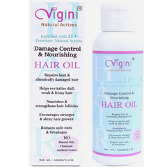 Vigini Damage Control & Nourishing Tonic Hair Oil & Redensyl Hair Growth Vitalizer Oil Combo 200ml