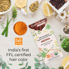 Cultivator's Organic Hair Colour |  Henna Powder for Hair | Henna - 100g