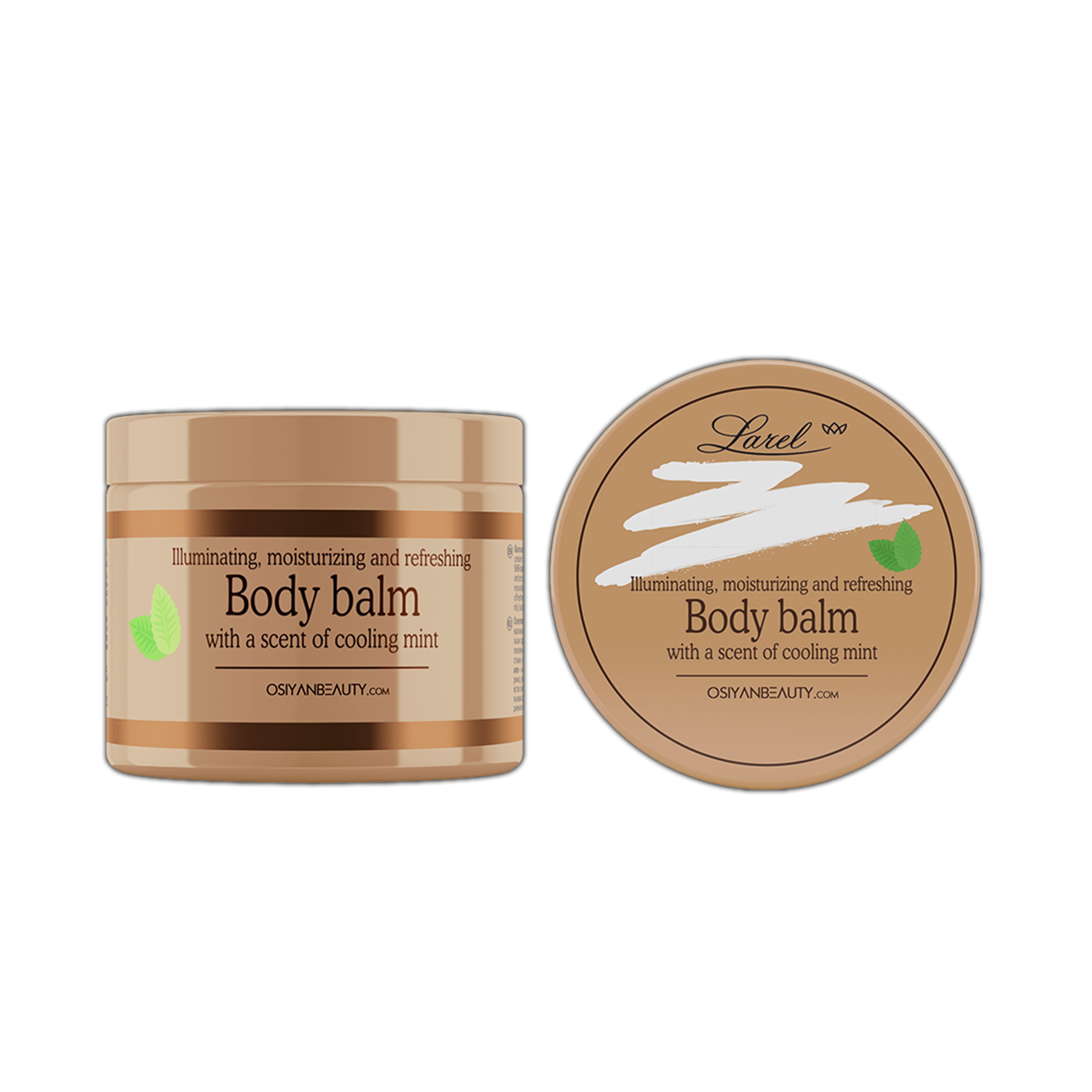 Larel Body Balm With A Scent Of Cooling Mint For Moisturizing (300 ml)