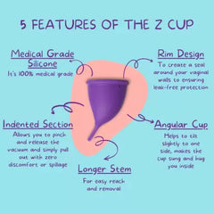 LEMME BE Small Reusable Menstrual Cup (Pack of 1)