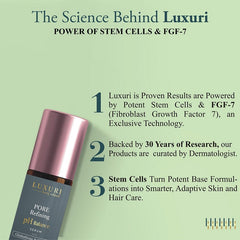 LUXURI Advanced Skin Care Regime | Mask 50ml, PH Balancer 50ml & Polisher 50ml