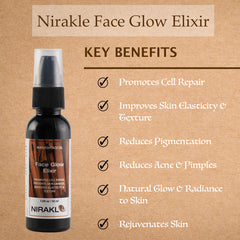 Nirakle Manjishtadi Oil Ayurvedic Face Glow Elixir For Acne, Pimples & Natural Glowing Skin 50ml