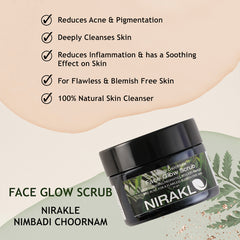 Nirakle Nimbadi Choornam Face Glow Pack For Deep Cleansing & Flawless Blemish Free Skin 20g