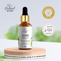 Natural Infusions Hair Growth Serum with 5% Redensyl | 8+ Natural Extracts| 30ml