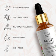Natural Infusions Hair Growth Serum with 5% Redensyl | 8+ Natural Extracts | 30ml (Pack of 6)
