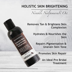 Nirakle Nalpamaradi Oil Holistic Skin Brightening Value Pack | For Radiant Complexion & Skin Rejuvenation (Pack of 2, 100ml x 2)