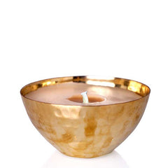 Ohria Ayurveda Raatrani & Mint Luxury Copper/Brass Diya Candle 190g