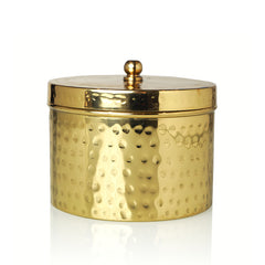 Ohria Ayurveda Sandalwood & Kesar Luxury Copper/Brass Candle 410g