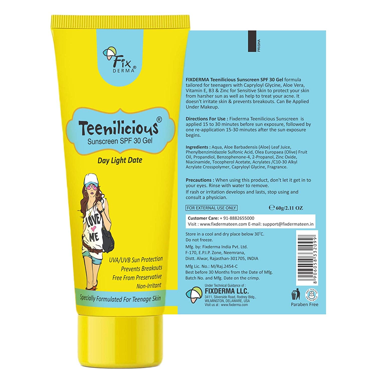 Teenilicious Sunscreen for Girls 60ml