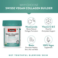 Swisse Vegan Collagen Builder with Biotin & Vitamin C (30 Tablets)
