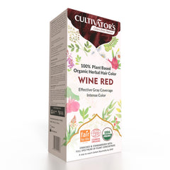 Cultivator's Organic Hair Colour | Without Chemical | Wine Red - 100g